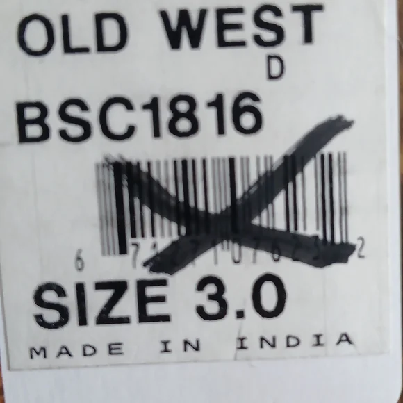 Old West Brown and Camouflage Cowboy Boots - Picture 10 of 11